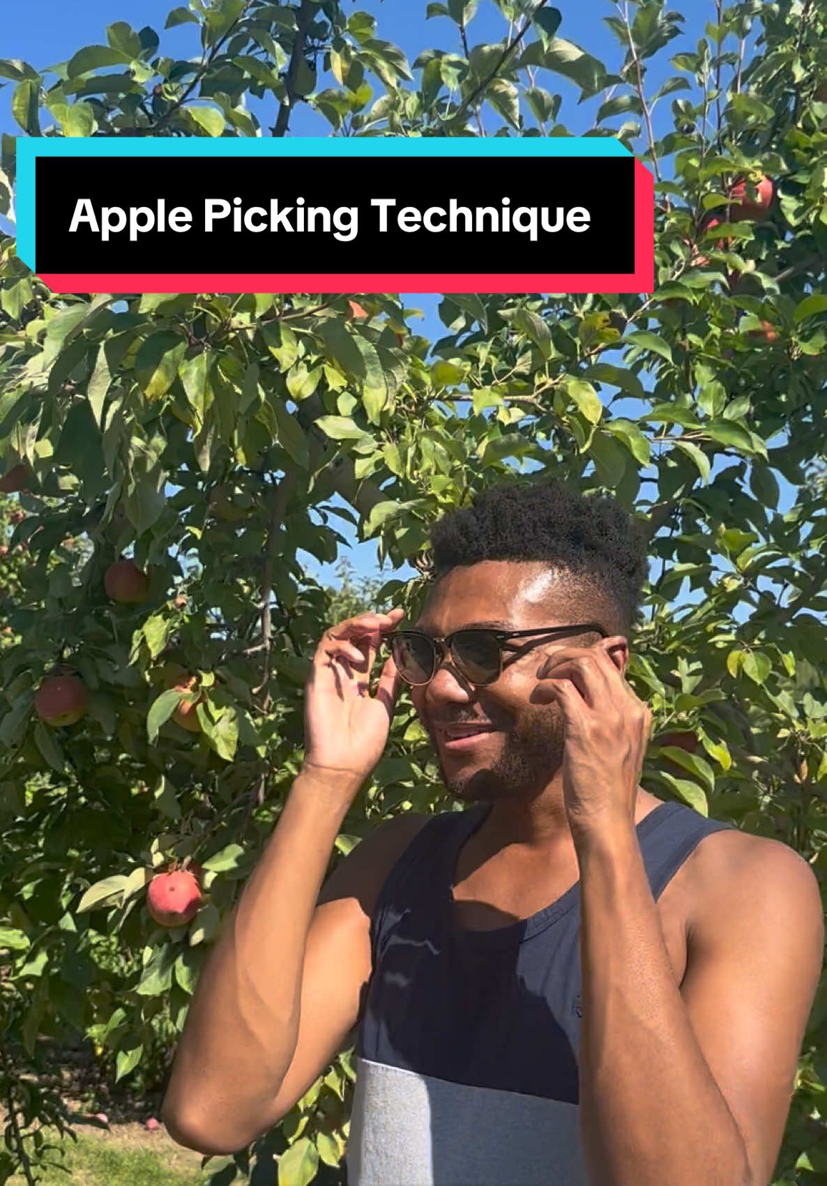 Only try this technique if you’re a baddie. If you’re a #swiftie, good luck.  #ApplePicking #BadBitch #EldestDaughter 