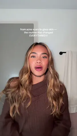 *NOT SPONSORED* my skin is still in the process of clearing up and isn’t perfect but this is the #1 way to achieve glass glowy skin , you will wake up looking like a glazed donut 🍩 @Weleda USA @medicube US Store 