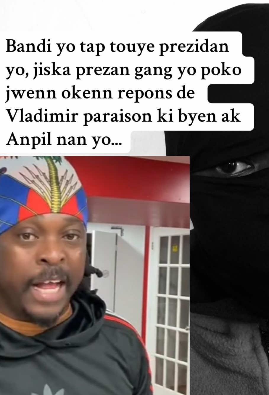 Bandi yo tap touye prezidan yo, jiska prezan gang yo poko jwenn okenn repons de Vladimir paraison ki byen ak Anpil nan yo...#haïtiusa🇺🇲🇭🇹 #policeoftiktok #IceSkating #gang #usa🇺🇸 