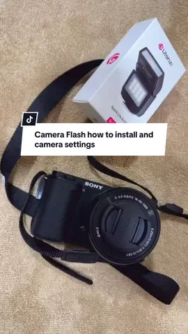 External Flash for my Sony zv-e10 #Flash #Camera 