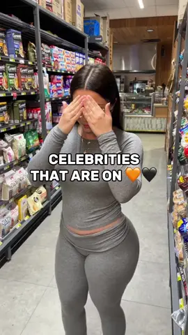 Celebrities that are on 🧡🖤 | #fyp #kimkardashian #breckiehill #sophierain #icespice 