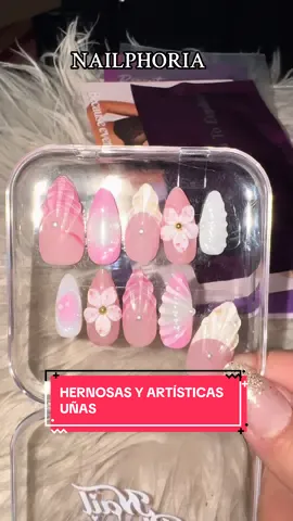 Uñas artísticas hermosas #nailphoria #uñasdecoradas #uñas #PARATI #tiktokshopcreatorpicks 