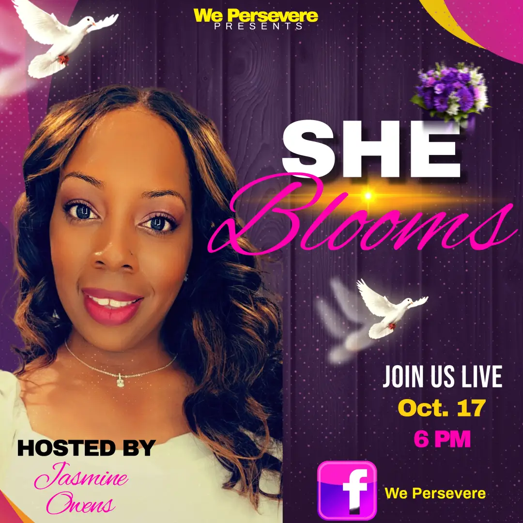 💕💖Hey Ladies! 💖💕 It’s time!!!! Our very first Women in the Word in the We Persevere Women’s Group is here, and it’s called She Blooms! We’re going LIVE October 17th at 6PM, and I’m sooo excited to kick this off with you all! 💐🌸 This isn’t just another gathering. It’s a movement of women rising, growing, and walking boldly in faith together! 🌹🌿 Get ready for a powerful night filled with connection, encouragement, and that unshakable We Persevere energy! Tag a sister, set your reminder, and meet me there because this one’s going to be special! 🙌🏾✨️ Join We Persevere on Facebook by clicking link in BIO! 💞😊