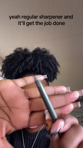 Replying to @⭐️ I need a new sharpener myself, these type of pencils stress me out but they are so good 🤣 #fyp #rembeauty 