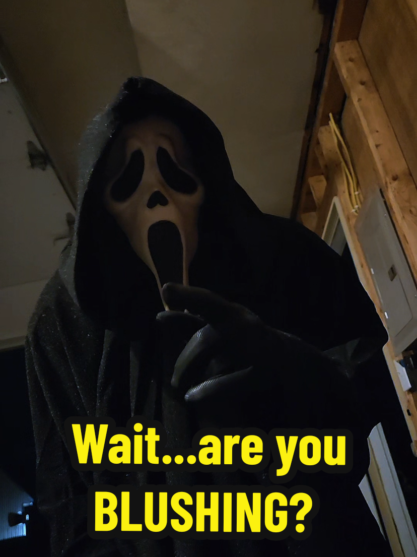 This wasn't supposed to be a thirst trap. #Ghostface #ghostfacecosplay #BookTok #masktok #horrorcomedy