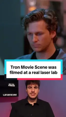 Tron Movie Scene was filmed at a real laser lab #tron #tronares #tronlegacy #disneymovies #jaredleto 