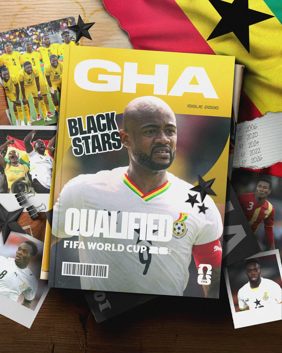 🇬🇭 Ghana have qualified for #FIFAWorldCup 26! #WeAre26