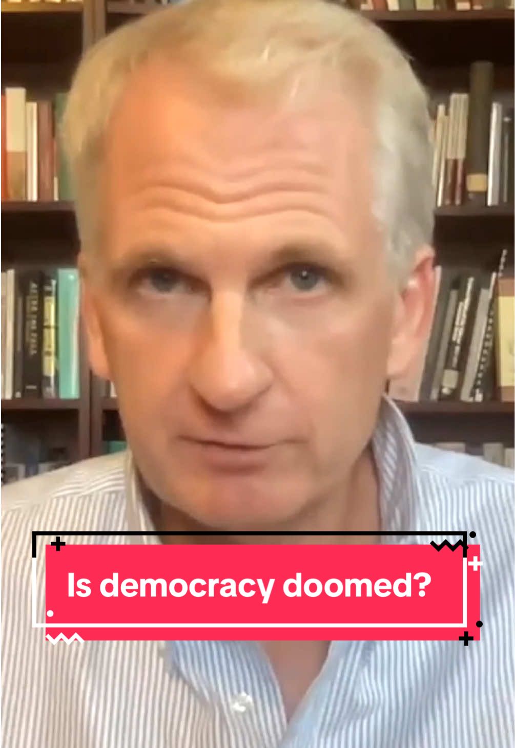 If you think democracy is some kind of inevitable, default setting for the world, then you aren't going to have it for very long, says historian and author Timothy Snyder (@Timothy Snyder). In the full TED membership conversation, he explains how we got to where we are and explores a new approach to democracy that could help create and protect a future of freedom. Visit the 🔗in☣️ for more. #democracy #tedmembership #historytok #tedtalk