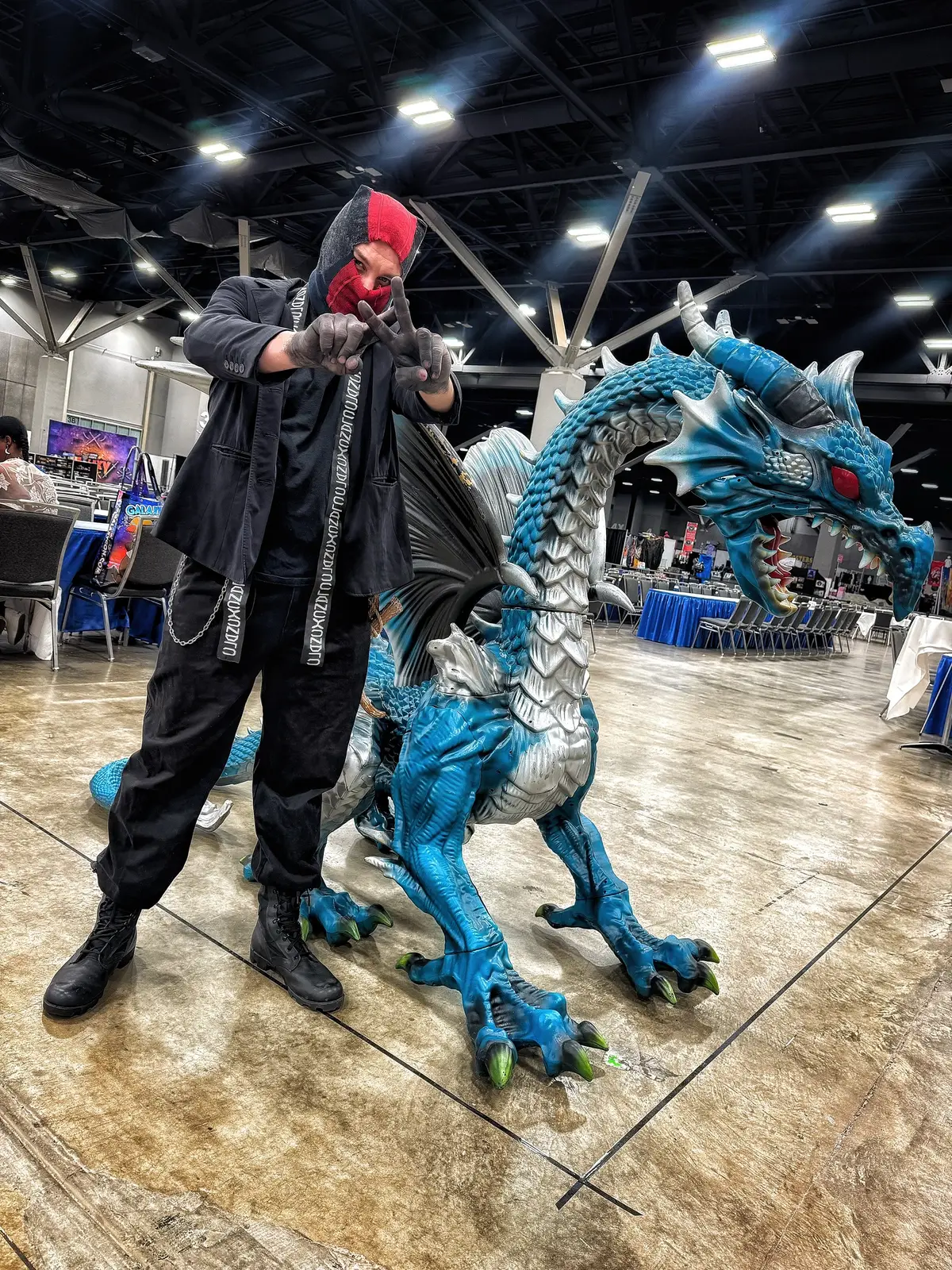 Clancy came out last night at Galaxycon St. Louis! #twentyønepiløts #stlouis #galaxycon #cosplay #clancy 