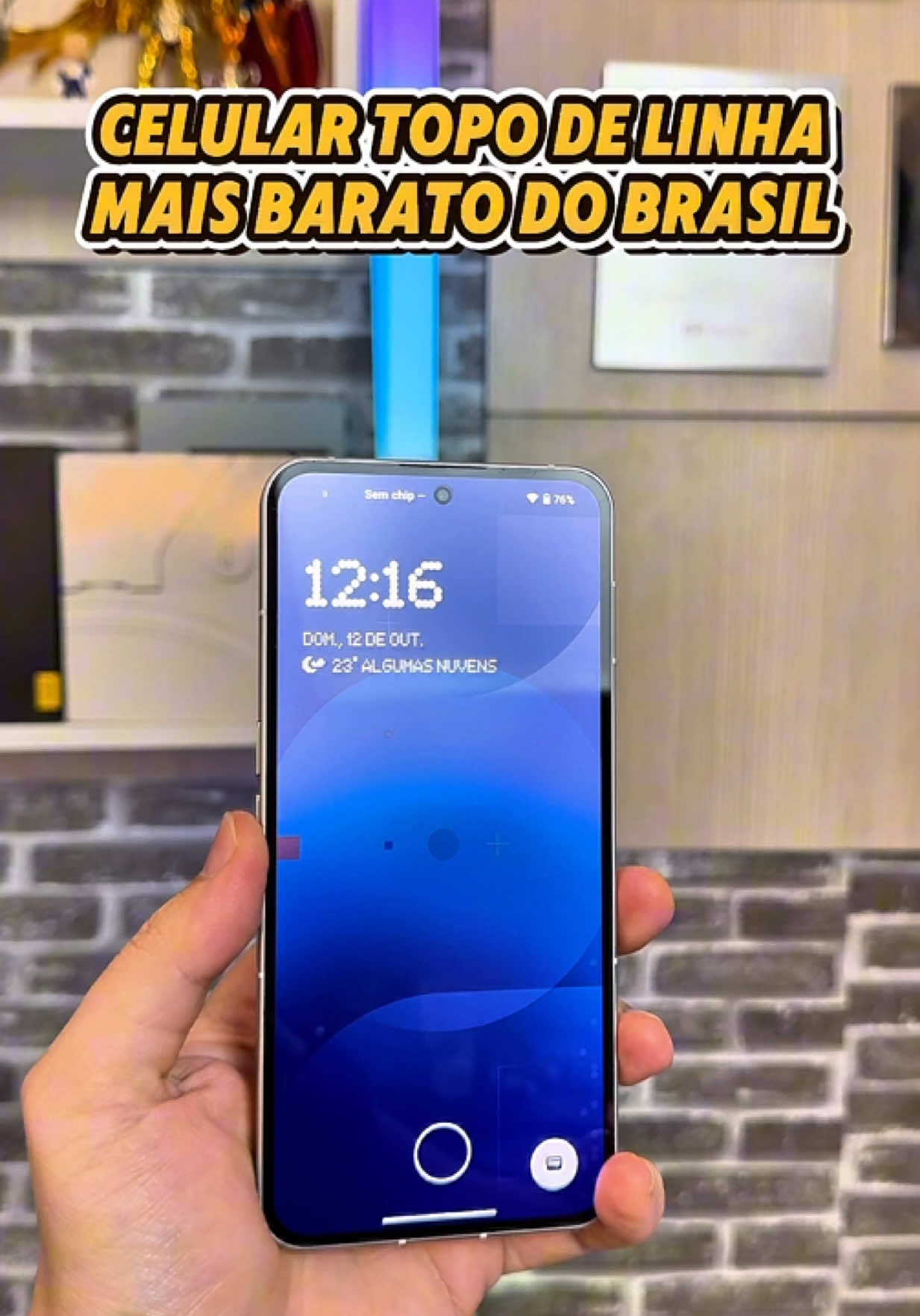 Celular TOPO de LINHA mais BARATO DO BRASIL 🔥 #dicacelular #dicascelular #nothingphone #celularesbaratos #angelojrtech 