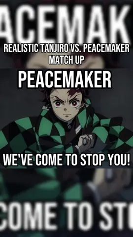 Tanjiro is fodder, Peacemaker better! #anime #voiceacting #fyp #Peacemaker #dc 