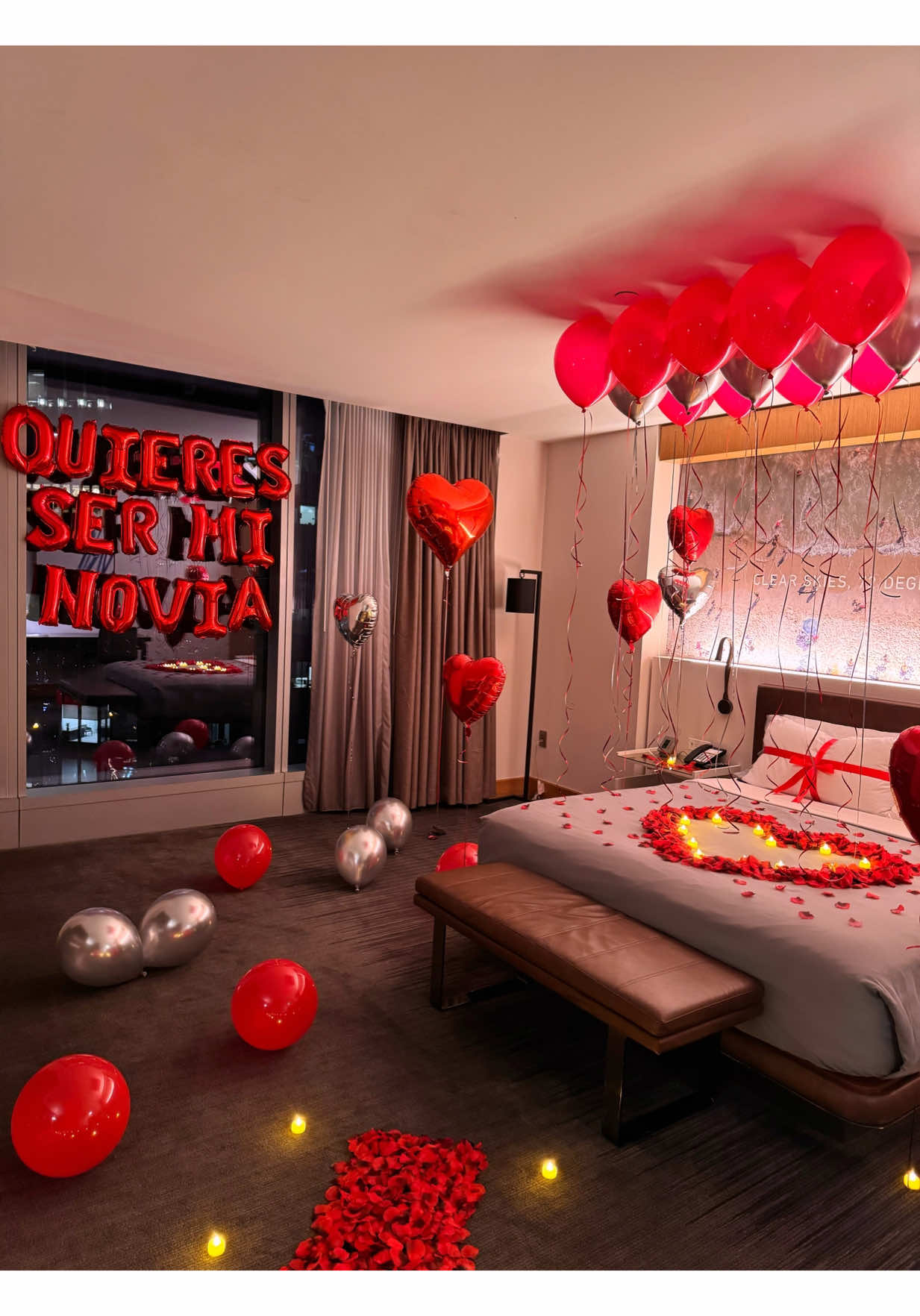 Quieres ser mi novia ?❤️ . . #quieresserminovia #losangeles #hotelroomsecor #puedosertunovio #luxuryeventsla 