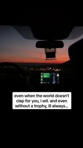 Even when the world is quiet, my applause is loud for you! #unconditionalsupport #silentcheerleader #alwaysproudofyou #lovebeyondtrophies #clappinginsilence