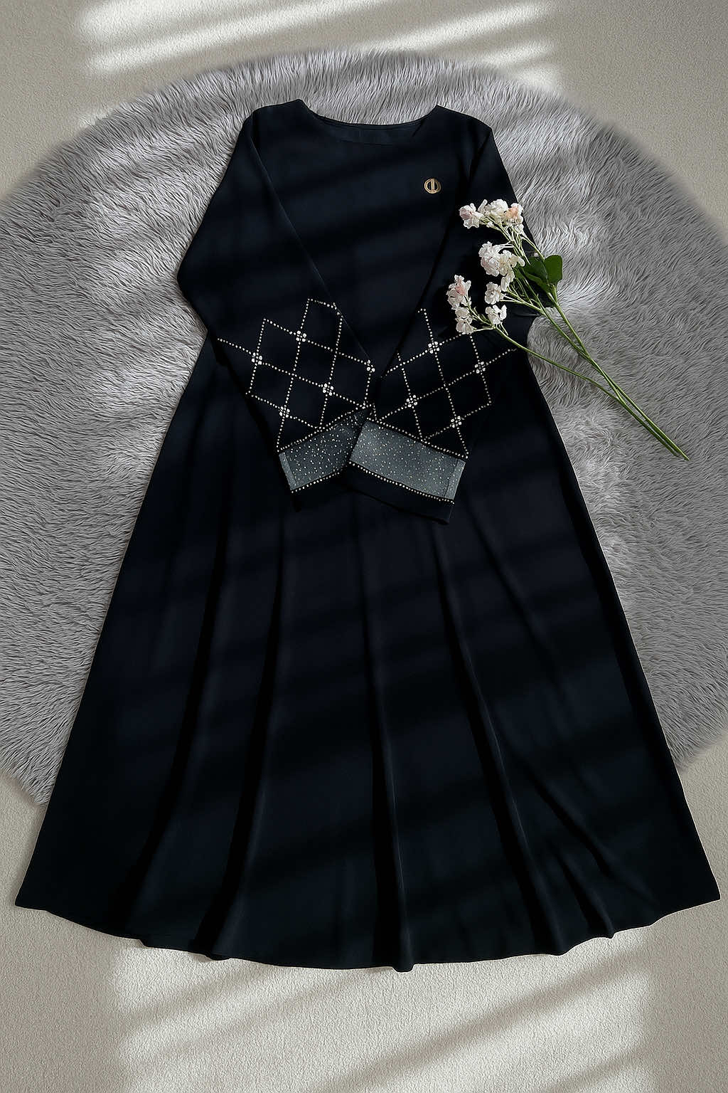 BHR collection Halwa Abaya Anti UV Carbella  #abaya #dress #fyp #muslimahwear #murah 