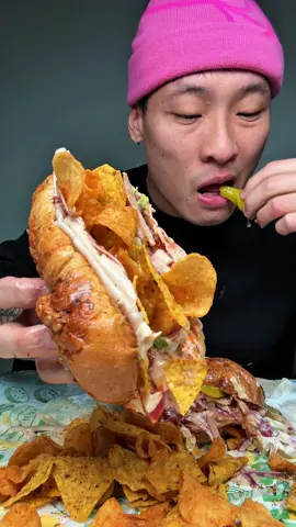 Subway so good #subway #sandwich #sandwiches #eatingshow #mukbang 
