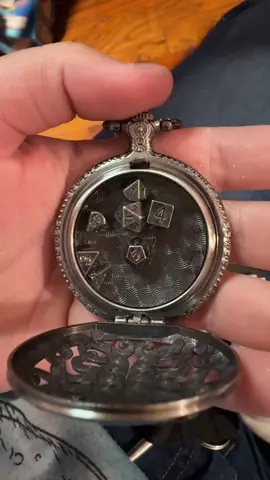 I think I’m SO FUCKING FUNNY  This was a gift from one of my drama club children when I went home 🥰🥰 I’m back at college now but it’s literally my new favorite thing 😆 #dnd #dice #pocketwatch 