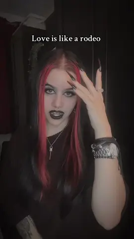 Love is like a 𝖗𝖔𝖉𝖊𝖔 🐎 #fyp @Kane Brown #vampiress #alt #vibes #xyzbca #fypage 