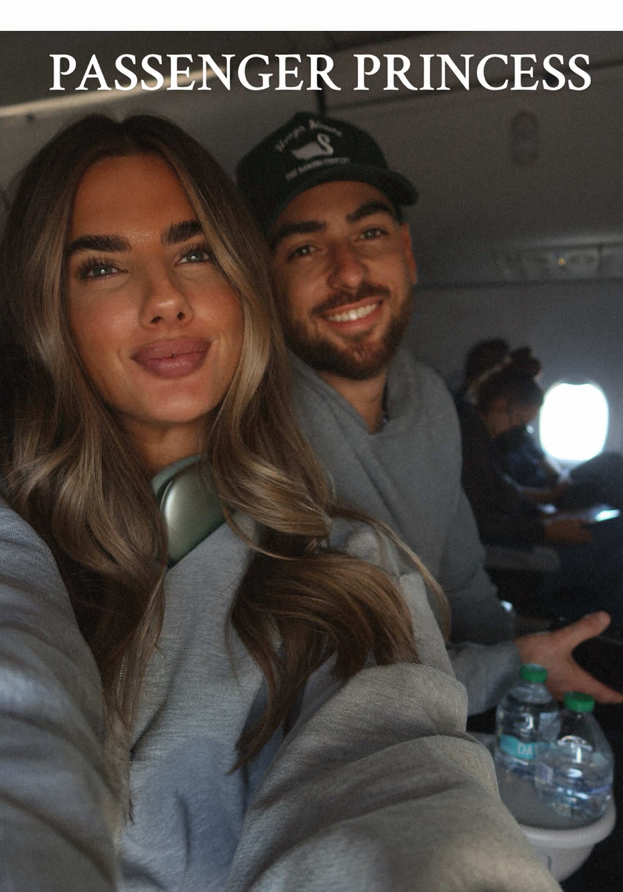Forever a passenger princess when we travel together 🫶🏼 #travel #husbandwife #funny #airport #baseballlife 