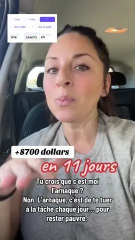 T’as pas peur que ce soit une arnaque. T’as juste peur de changer.  Tu préfères rester dans une routine qui t’épuise, espérant que le miracle vienne d’ailleurs… Pendant que moi, je copie-colle un système clé en main, je me réveille avec des ventes, pas un cadran. 👉 Ce que tu appelles “sécurité”, c’est ta prison dorée. 👉 Ce que tu refuses d’essayer, c’est exactement ce qui peut te libérer. 🛑 Le vrai risque, c’est de rester là. 📲 Le vrai pouvoir, c’est dans le clic que t’as jamais osé faire. 🔥 Active ton kit maintenant. Ou continue à bosser pour des miettes. #m#marketingdigitalp#produitsdigitauxb#businessenligner#revenupassifchangerdevie