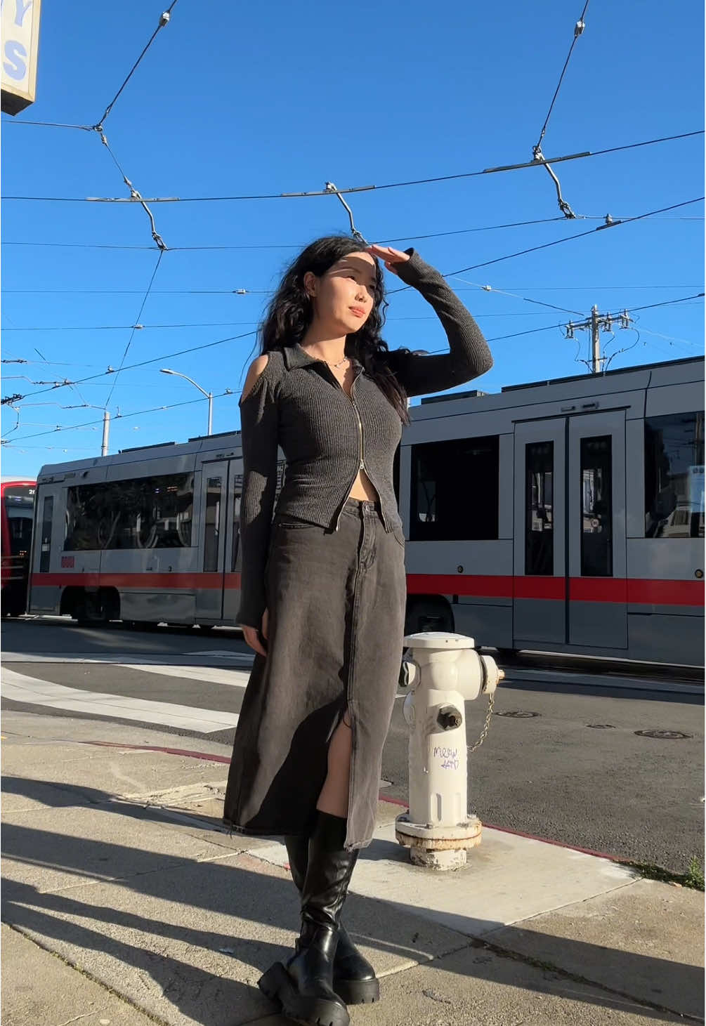 sunny day in SF outfit check ☀️ 