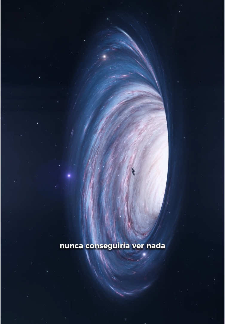 Você nunca veria nada caindo em um buraco negro.  #ciencia #astronomia #curiosidades #vocesabia #aprendanotiktok #sistemasolar #buraconegro #alberteinstein #relatividade #fisica #curioso #universo #cosmos #STEMTok 