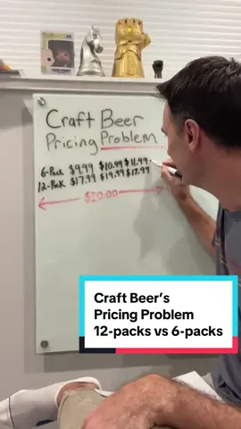Over the last 52 weeks, craft beer 6-packs are -3.3%, 4-packs are -7%, yet 12-packs are +2.6% (in $, per NIQ).  People are clearly gravitating toward value, which often means flagships, core seasonals, and variety packs. That puts the breweries without the scale and operational power to produce these larger packs sizes at a major disadvantage over the smaller breweries. #craftbeer #beer #brewery