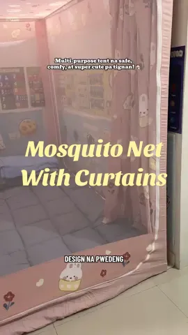 Super sulit itong mosquito net tent! Pwede sa bed, play area, or pang private chill spot — lamok-proof na, aesthetic pa! 💕 Perfect for moms, kids, or anyone who loves cozy spaces 🏕️ #mosquitonettent #bedtent #antimosquitonet #mosquitonet #foldabletent 
