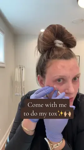 Ahhh the sweet feeling of fresh tox! #botox #dysport #neurotoxin #fyp #asesthetics 