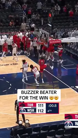 OLIVIER SARR HITS BUZZER BEATER VS. HIS BROTHER’S TEAM. 🤯😱 #raptors #NBA #basketball #wizards 