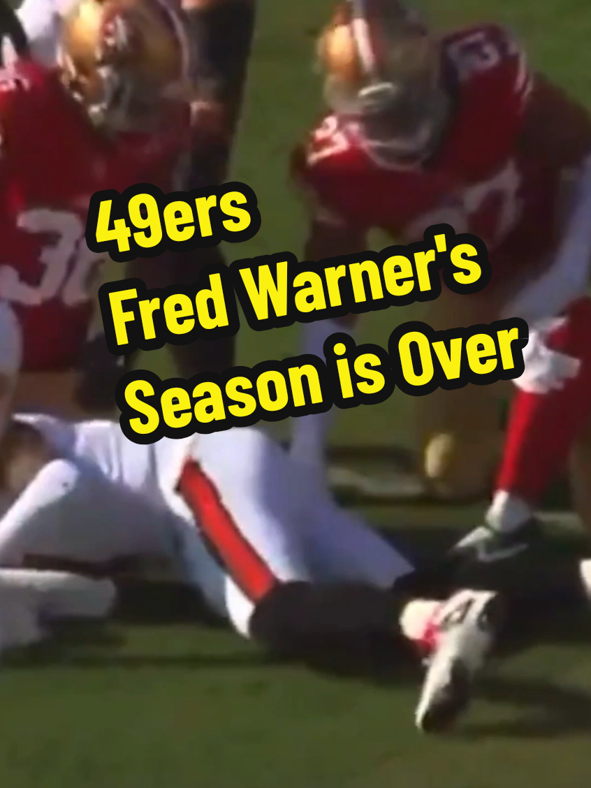 Fred Warner Injury #sanfrancisco49ers  #fredwarner  #brokenankle 