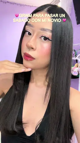🦋💗GRWM para pasar un sabadito de novios💗🦋 #grwmmakeup #viraltiktok #grwm #fypシ゚ 