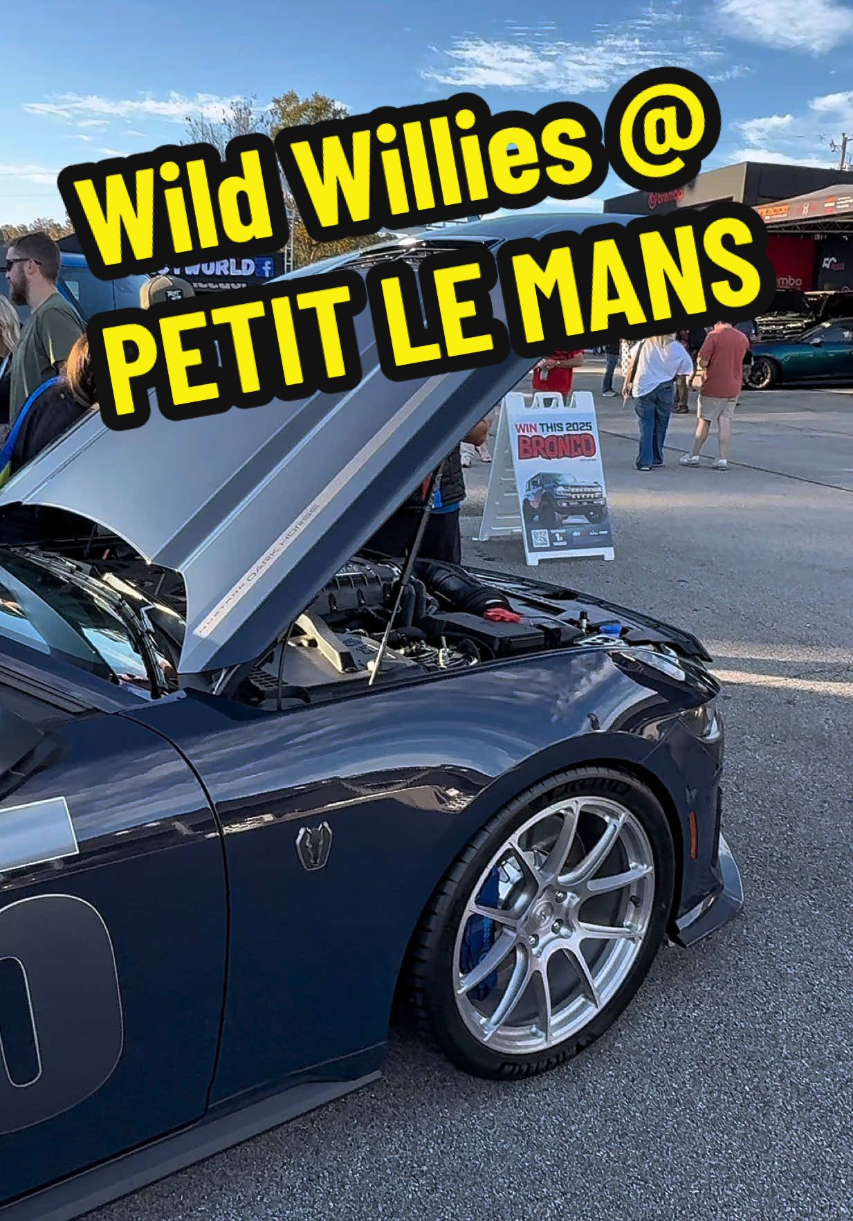 Race day with Wild Willies Custom Accessories at the PETIT LE MANS 2025 @roadatlanta @wildwillies_customaccessories @akinsfordwinder