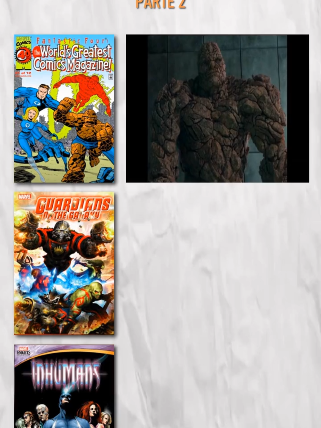 Los Equipos de Marvel [Parte 2]