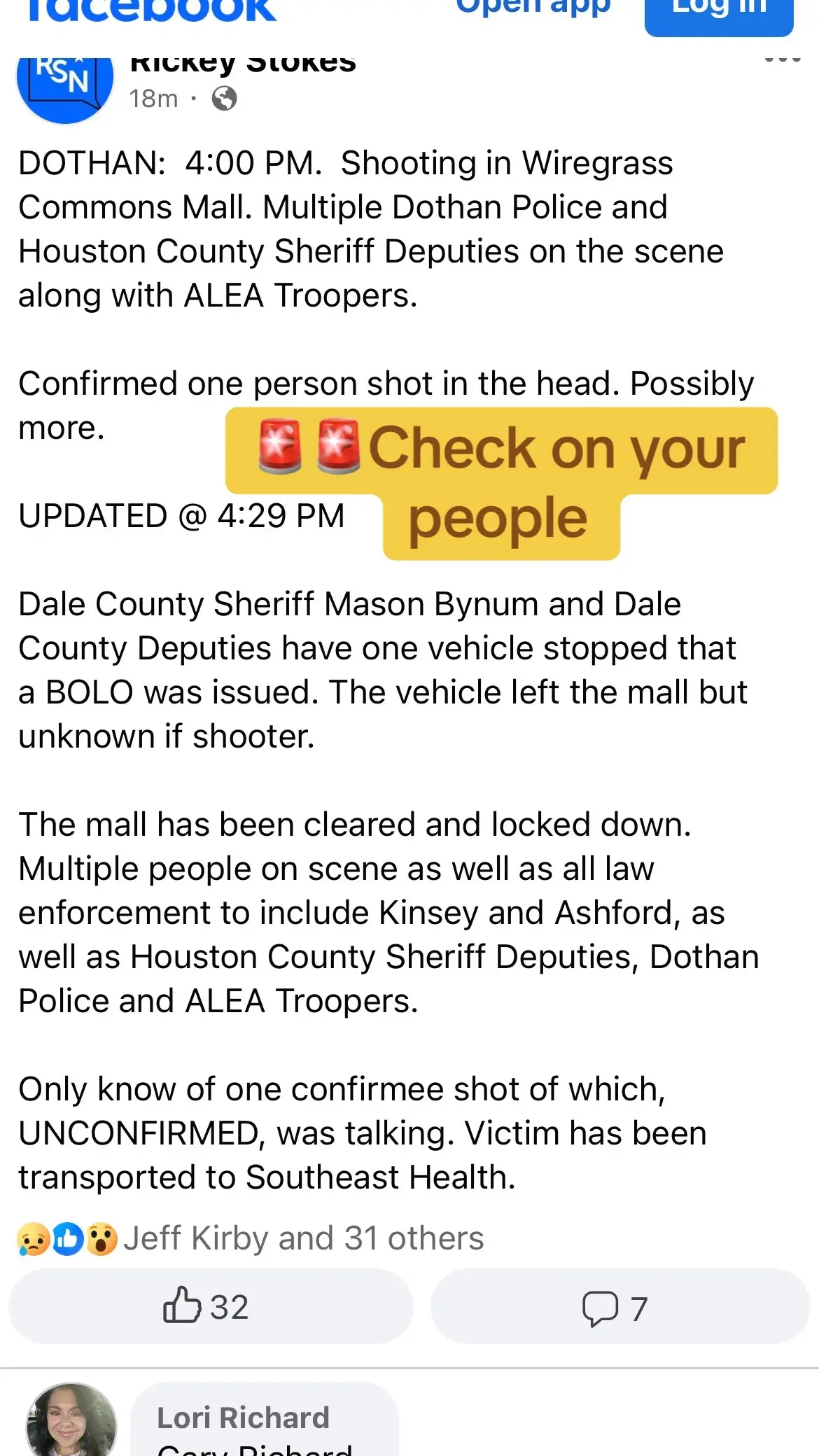 😱😱😱 check on your people in Dothan Al #fyp #crime #pewpew #mall 