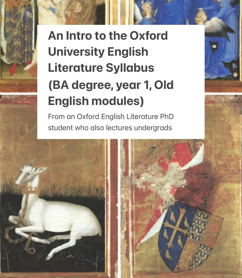 Lots of you have requested more on the Old English module! Here is the pre reading and the core texts. I also included key terminology that’s essential for studying Old English literature and language. For Old English at Oxford, it’s more about learning to read the language and applying that to a select few texts, especially BEOWULF. Would you enjoy the old English module at Oxford.  #englishliterature #englishlit #oxforduni #oxforduniversity #readinglist 
