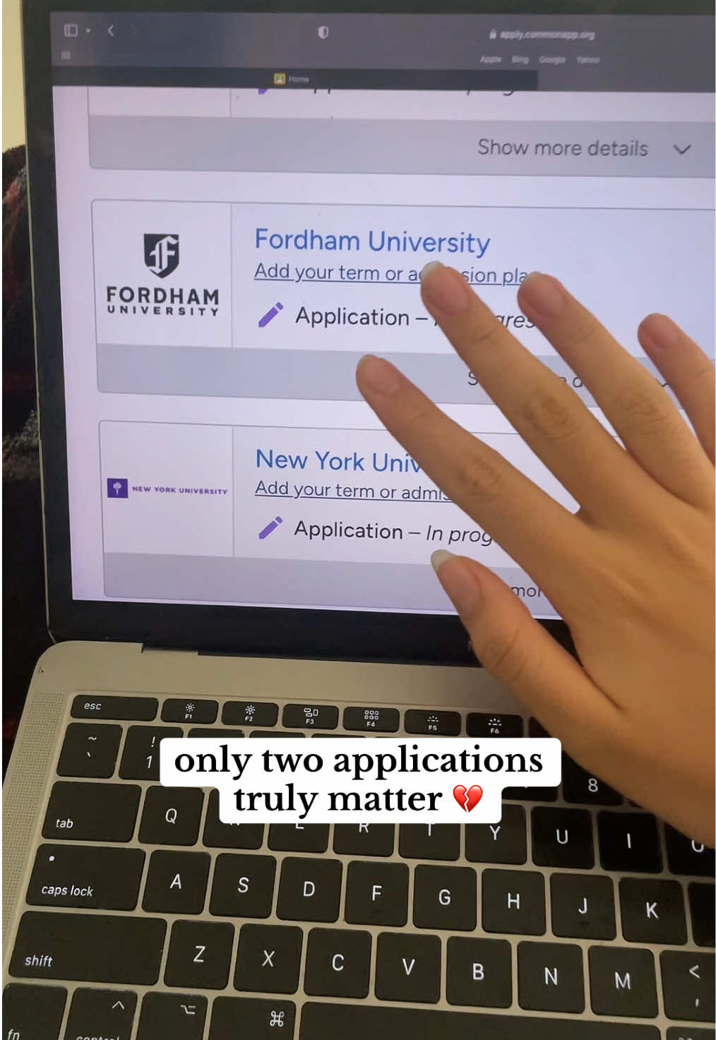 I need to go to a uni in the city 🤧 #nyc #fordham #nyu #commonapp #relatable 