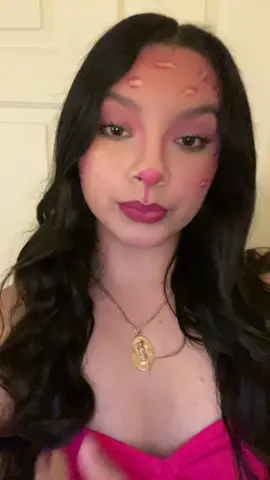pink cheetah makeup🐆🩷 #fypシ #trending #viralvideo #cheetahmakeuplook #goviral 