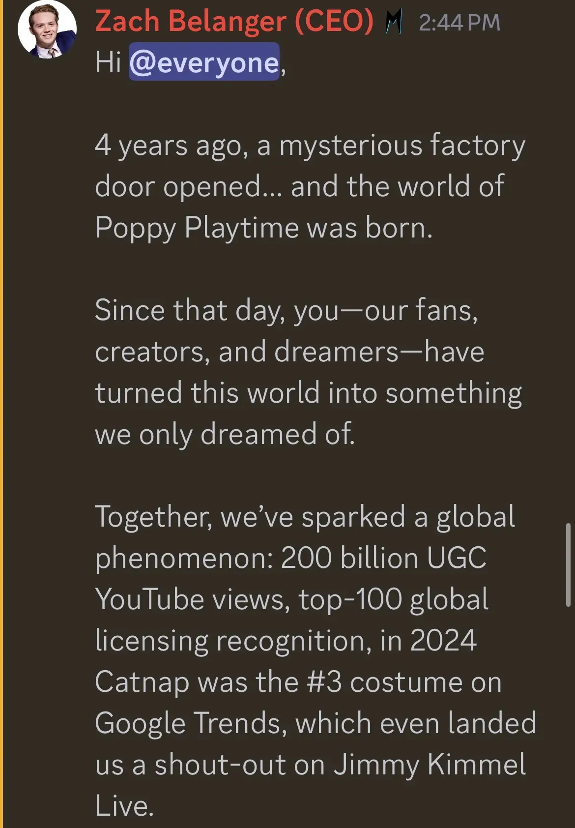 First poster for Poppy playtime chapter 5 #poppyplaytime #poppyplaytimechapter5 #huggywuggy #mommylonglegs #catnap 