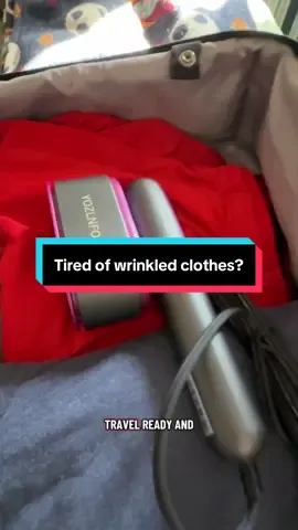 Travel essential 2 in 1 steamer and iron. Be wrinkle free when you travel this holiday season.  #tiktokshopcreatorpick #tiktokshopblackfriday #holidaytravel #travelsteamer #iron 