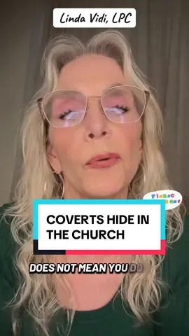 Covert Narcissists, many times use the church as part of their mask so just because they’re sitting in an aisle next to you does not mean you don’t VET well. Text 609-339-8093 #LPC #NarcissisticAbuse #churchabuse #hidinginplainsight #christian 