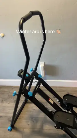 Stair stepper at home that isn’t big and bulky?! 👏🏼 #merach #merachstairstepper #stairstepper #homeworkput #winterarc 