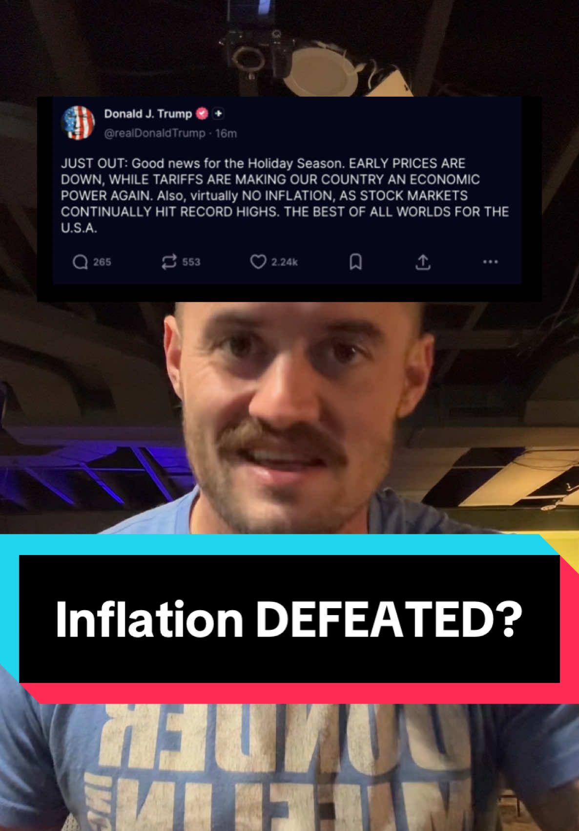 Is inflation really defeated?  #factcheck #trump #economics #politics 