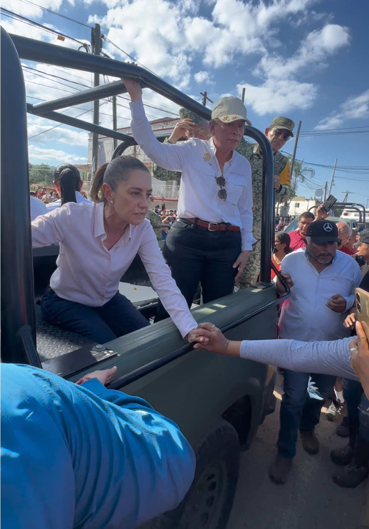 @Claudia Sheinbaum Pardo llega a #PozaRica. 