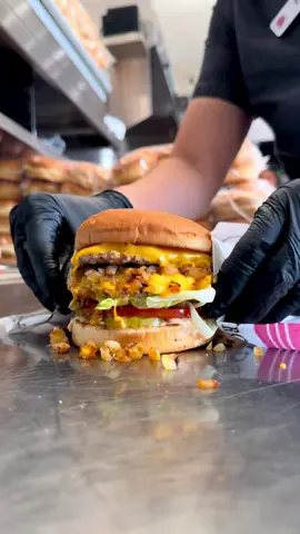 $3.95 all day everyday at Nexx Burger for a double cheeseburger  #cheapfood #cheeseburger #downey #orangecounty #fastfood 