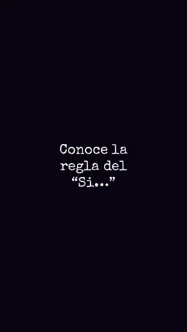 La regla del si, les pasa a muchos, pero también la niegan. #amorpropio #sentimientos #amor #teamo #desamor💔 