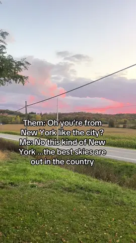 #country #pink #skies #newyork #fyp 