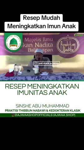 Resep Meningkatkan Imun Anak. Follow terus untuk  mendapatkan tips-tips kesehatan. Semoga bermanfaat, Baarakallahu Fiikum . #ajwaashop  #anaksekolah  #tipskesehatan #sehat #anaksehat 