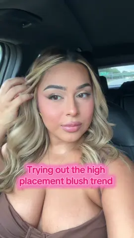 She was a hit, more blush next time 🫶🏽🤍 #fypシ #blushtrend #pinkblush #xybca #makeup 