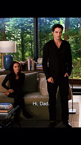 When Bella adjusts to life as a vampire in a world of humans and she meets Charlie again #twilight #breakingdawn #twilightedit #bellacullen #fyp 