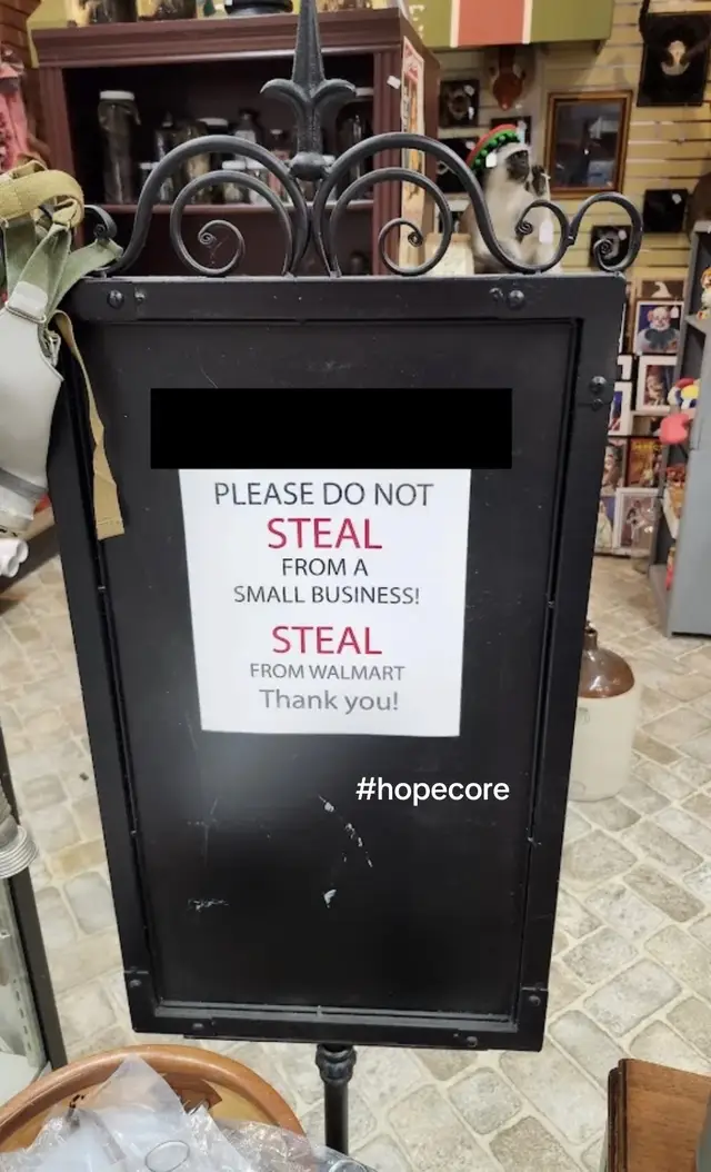 you heard it folks #walmart #SmallBusiness 